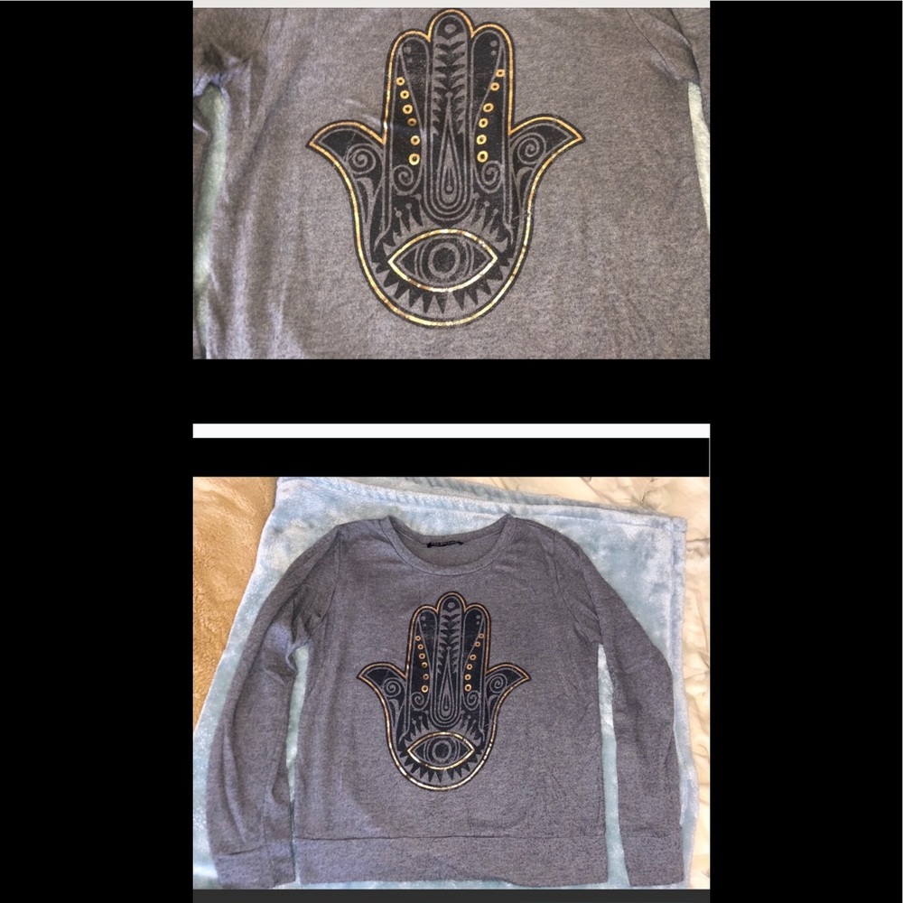 RockRose Hamsa Design Top